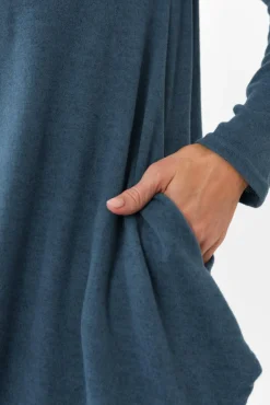 Tunic Tops<Hourglass Dylan Blue Knit Tunic