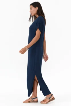 Bamboo Dresses<Bamboo Body Elsie Navy Bamboo Dress