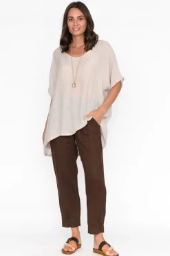 Cotton Tops<Cotton Village Elvira Natural Drape Top