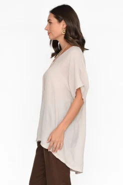 Cotton Tops<Cotton Village Elvira Natural Drape Top