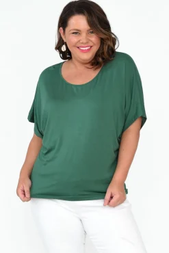 Sleeved Tops<Betty Basics Emerald Maui Tee