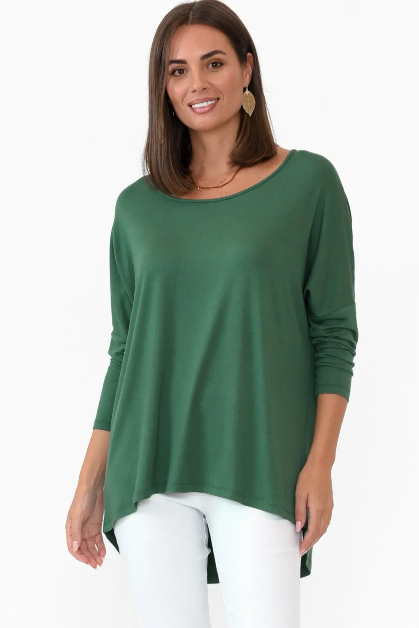 Sleeved Tops<Betty Basics Emerald Milan 3/4 Sleeve Top