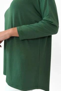 Sleeved Tops<Betty Basics Emerald Milan 3/4 Sleeve Top