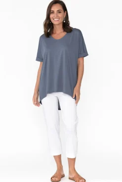 Cotton Tops<Tirelli Emiko Steel Drape Cotton Top