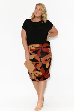 Sleeved Tops<Slate the Label Essi Black Shell Top