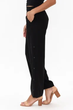 Pants<Hammock u0026 Vine Estelle Black Wide Leg Pant
