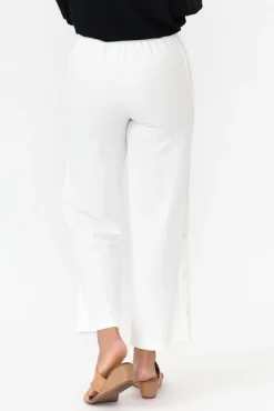 Pants<Hammock u0026 Vine Estelle White Wide Leg Pant