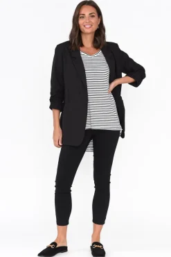 Pants<Gordon Smith Ezra Black 7/8 Stretch Pant