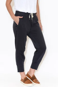 Pants<Elm Fundamental Brunch Navy Cotton Pant