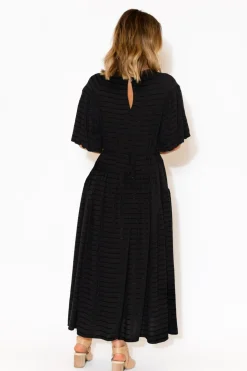Maxi Dresses<Fate Becker Funtime Black Cotton Maxi Dress