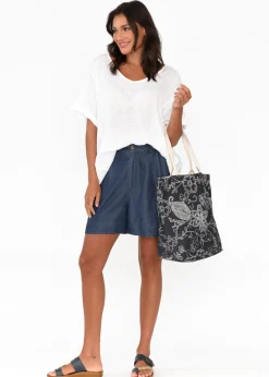 Shorts<Betty Basics Gabriella Blue Denim Short