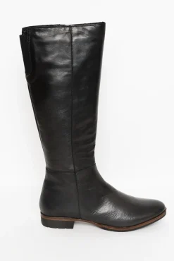 Boots<EOS Gaetan Black Leather Long Boot