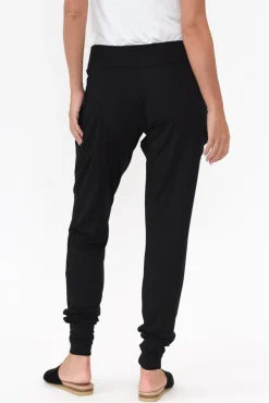 Pants<Lou Lou Gaga Black Bamboo Sweat Pant