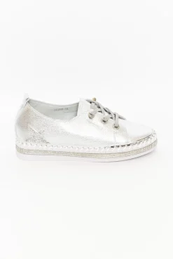Leather Sneakers<Ameise Gamma Silver Star Leather Sneaker