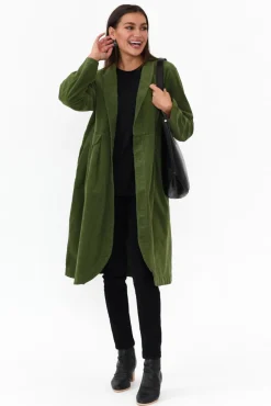 Jackets<Frederic Genevieve Emerald Velvet Coat
