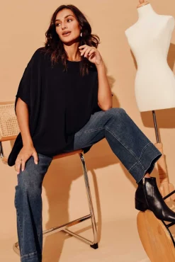 Jeans<Threadz Georgia Blue Cotton Jean