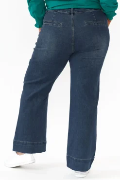 Jeans<Threadz Georgia Blue Cotton Jean