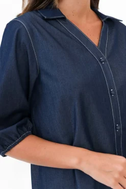 Shirts<Liberty Rose Glinda Blue Denim Shirt