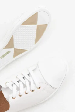 White Sneakers<Alfie and Evie Greenie White Leather Sneaker