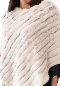 Ponchos<365 Days Greer Cream Fur Poncho