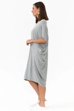 Batwing Dresses<Betty Basics Grey Marle Maui Dress