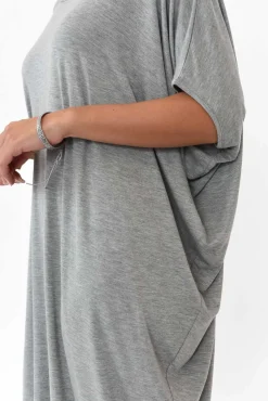 Batwing Dresses<Betty Basics Grey Marle Maui Dress