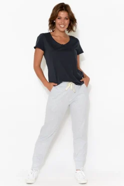 Pants<Elm Grey Marle Wash Out Lounge Pant
