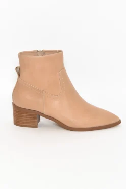 Boots<Nude Shoes Haven Nude Leather Ankle Boot