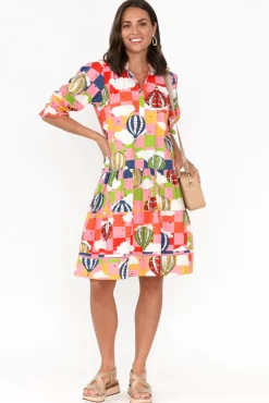 Cotton Dresses<Maude Vivante Hayes Float Away Cotton Poplin Dress