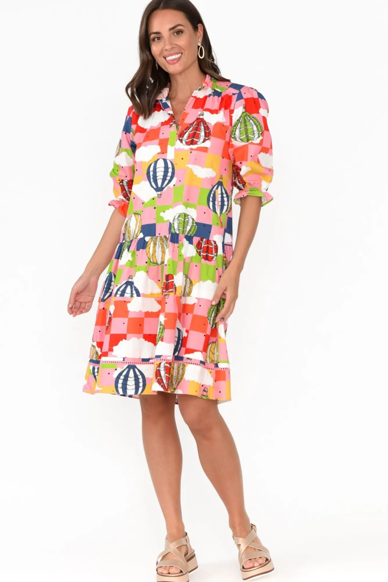 Cotton Dresses<Maude Vivante Hayes Float Away Cotton Poplin Dress