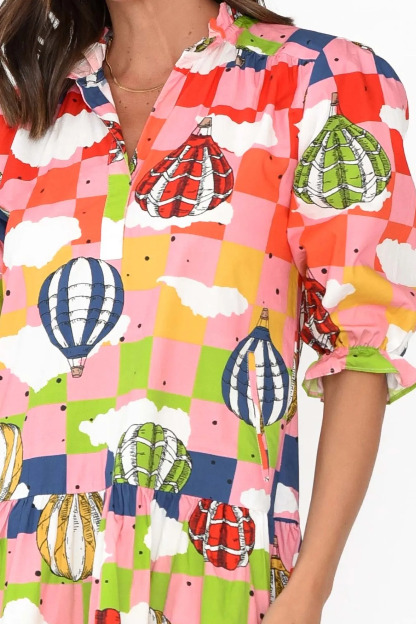 Cotton Dresses<Maude Vivante Hayes Float Away Cotton Poplin Dress