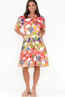 Cotton Dresses<Maude Vivante Hayes Float Away Cotton Poplin Dress