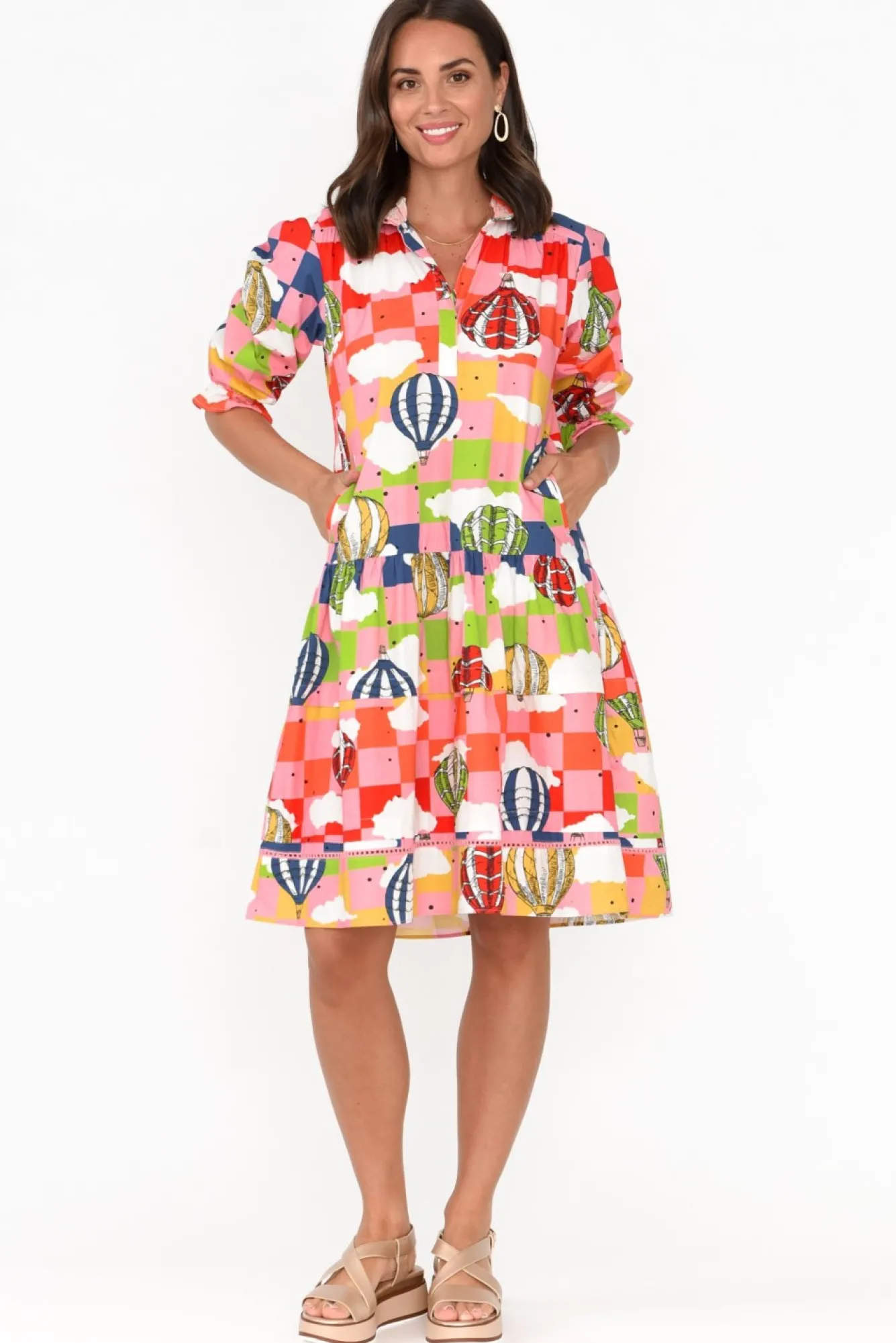 Cotton Dresses<Maude Vivante Hayes Float Away Cotton Poplin Dress