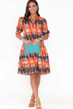 Cotton Dresses<Maude Vivante Hayes Kaleidoscope Cotton Poplin Dress