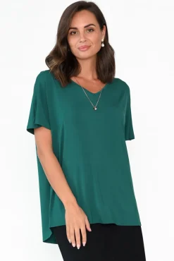 Sleeved Tops<Tani Ivy Ocean Micro Modal Swing Tee