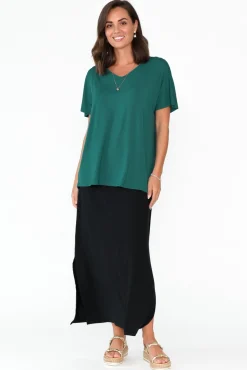 Sleeved Tops<Tani Ivy Ocean Micro Modal Swing Tee