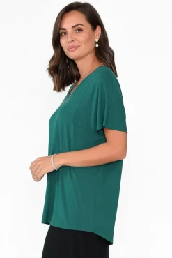 Sleeved Tops<Tani Ivy Ocean Micro Modal Swing Tee