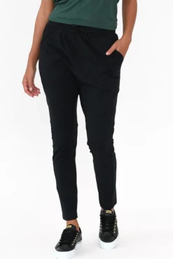 Pants<Betty Basics Jade Black Slouch Pant