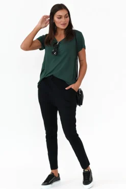 Pants<Betty Basics Jade Black Slouch Pant