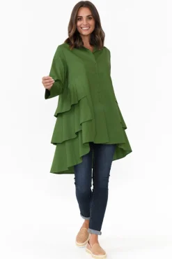 Cotton Tops<Tirelli Jemma Jade Cotton Layer Tunic