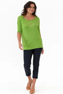 Pants<Willow Tree Jensen Navy Cotton Stretch Pant