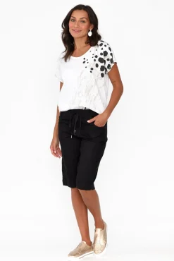 Cotton Tops<Cafe Latte Joetta Gold Animal Cotton Foil Top