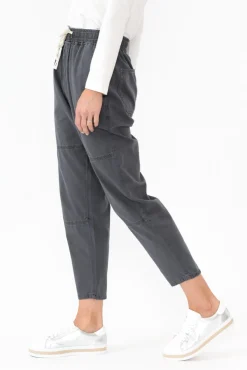 Pants<Willow Tree Johnston Charcoal Drawstring Pant