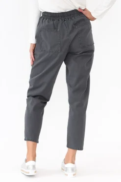 Pants<Willow Tree Johnston Charcoal Drawstring Pant