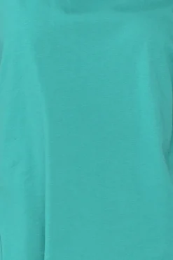 Cotton Tops<Betty Basics Josie Jade Green Cotton Tank