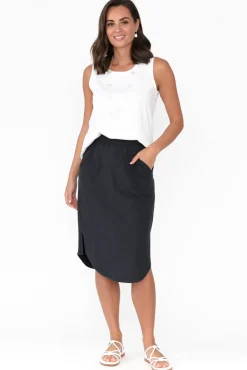 Cotton Tops<Betty Basics Josie White Cotton Tank