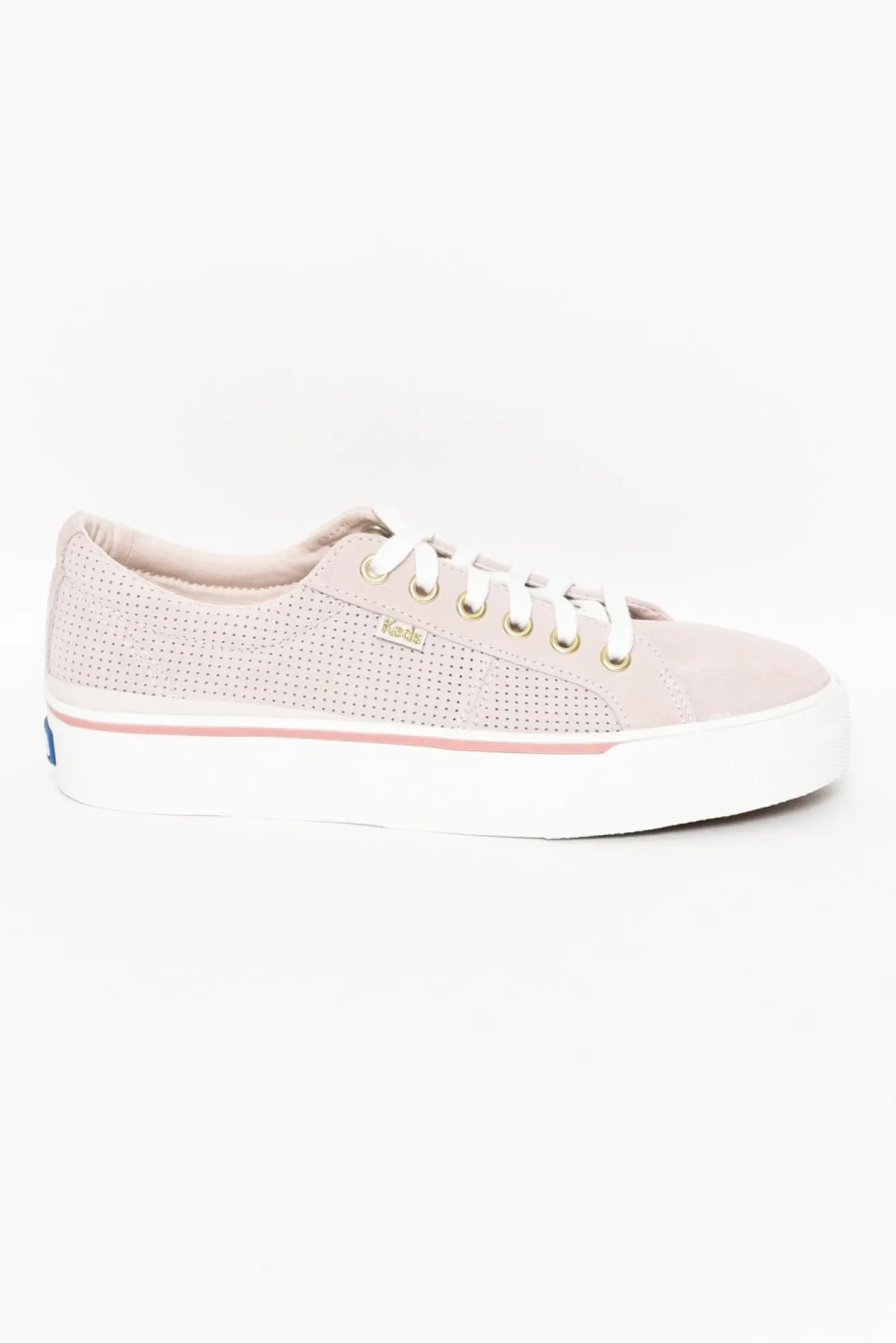 Leather Sneakers<Keds Jump Kick Pink Suede Sneaker