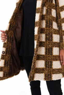 Coats<Brave u0026 True Jungle Caramel Check Coat