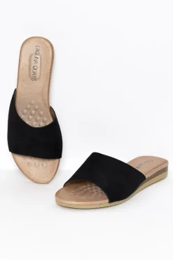 Slides<Laguna Quays Kaia Black Asymmetrical Slide