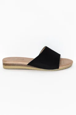 Slides<Laguna Quays Kaia Black Asymmetrical Slide